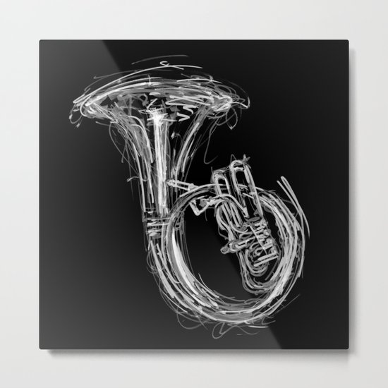 Sousaphone I Metal Print