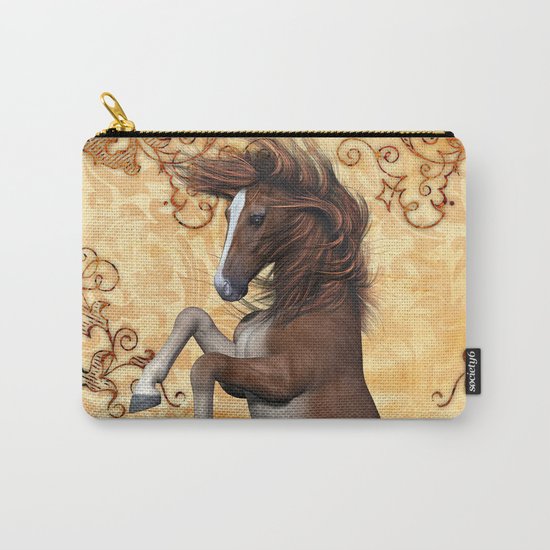 Awesome brown horse Carry-All Pouch