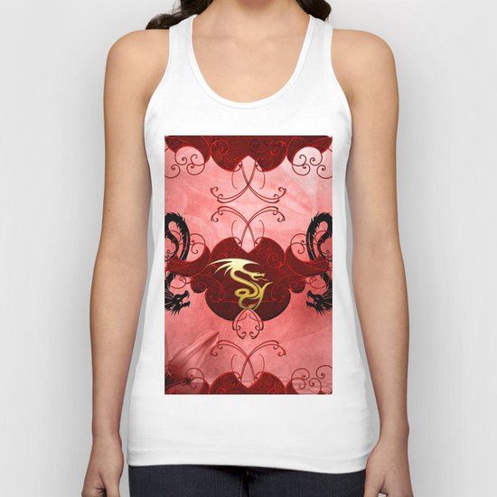 Chinese dragon Unisex Tank Top