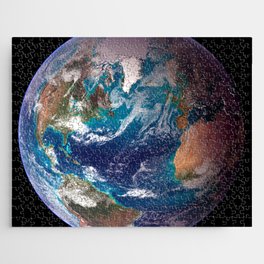 Earth from Space Blue Marble Western Hemisphere Jigsaw Puzzle
