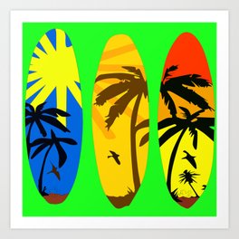Hawaian Beach Art Print