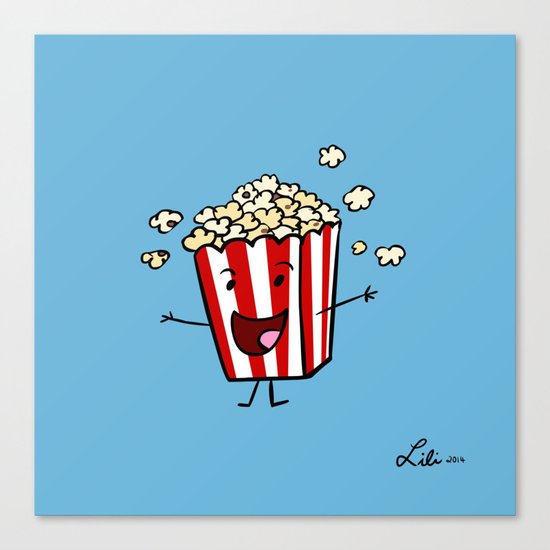 Buttered Popcorn Canvas Print