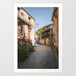 Small stone village in Portugal - Travel photography Art Print