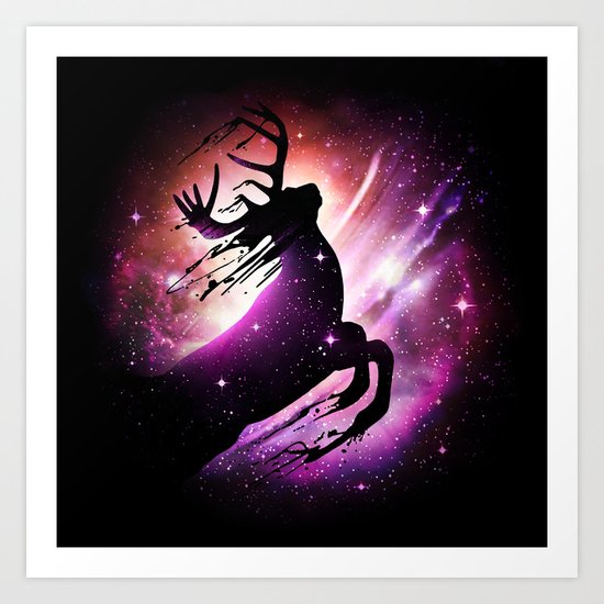 Black Hole Escape Art Print
