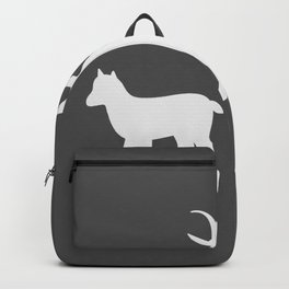 Goat Vector Silhouette Farm Animal Cub  Backpack