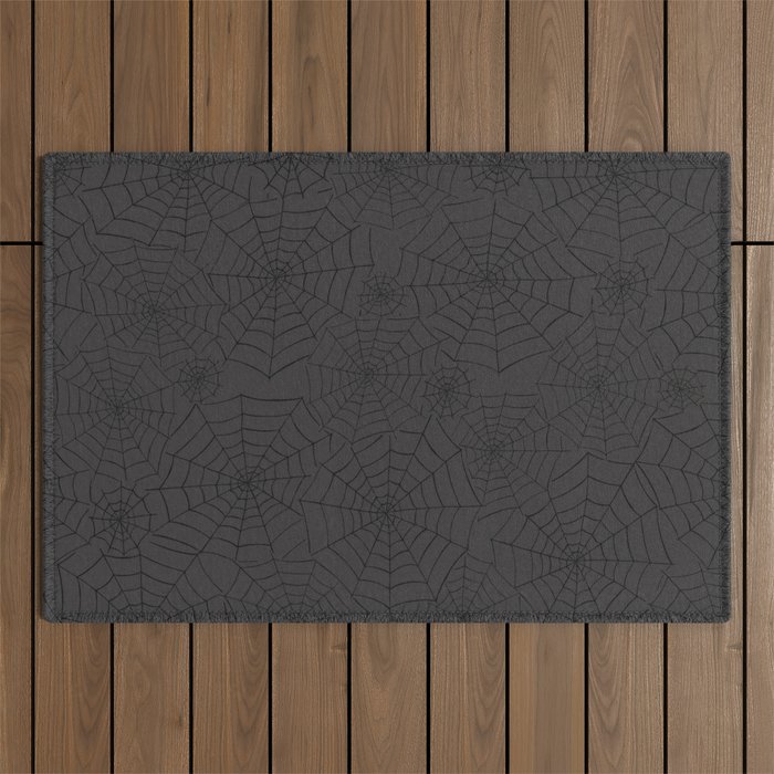 Dark Web Outdoor Rug