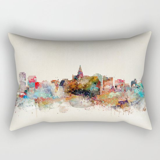saskatoon canada skyline Rectangular Pillow