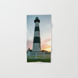 Bodie Island Lighthouse Outer Banks North Carolina Sunset OBX Photography Hand & Bath Towel