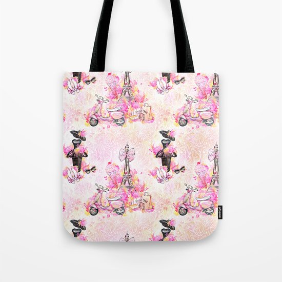 Fashion and Paris #1 Tote Bag
