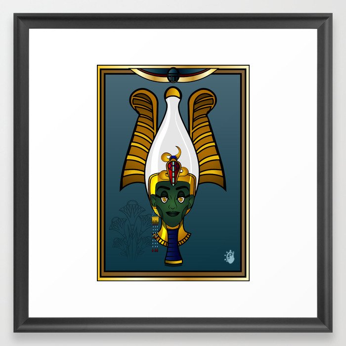 Osiris (Ausar) Framed Art Print