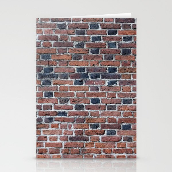 Old brick wall Stationery Cards