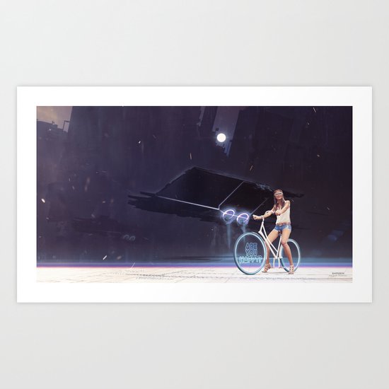 Happiness Art Print