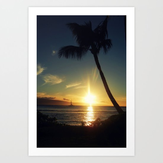 Shaddows and Boats Art Print