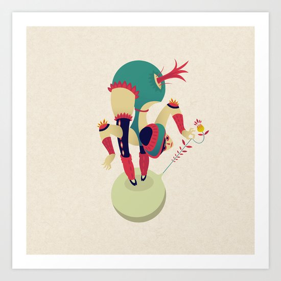 ROSE Art Print
