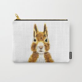 cute little squirrel watercolor Carry-All Pouch