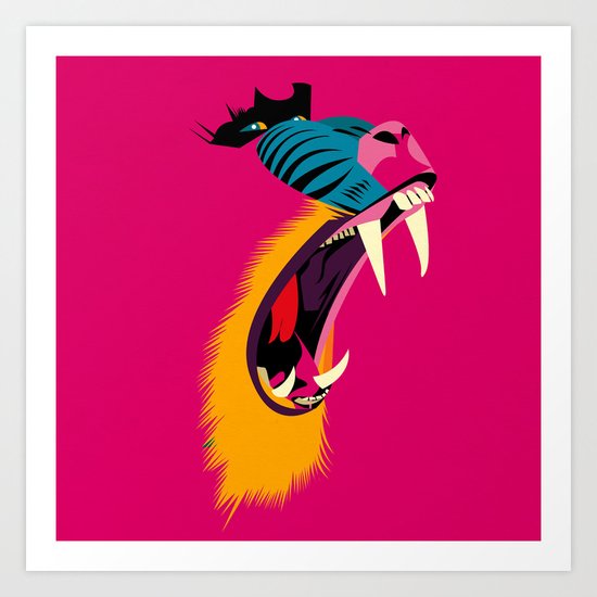 Mandril Art Print