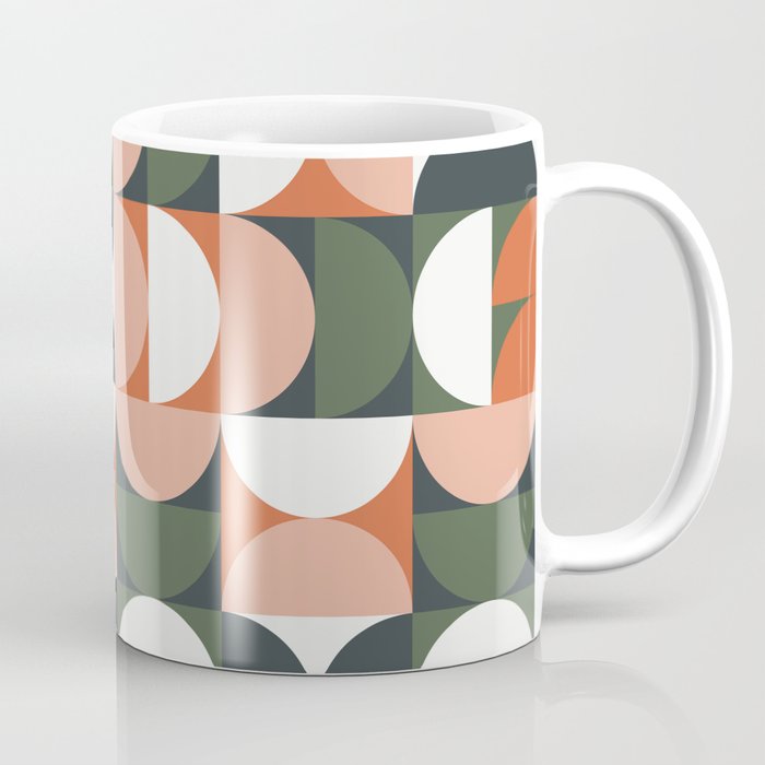 Mid Century Geometric 16 Coffee Mug