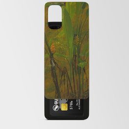 Botanical Print Gold Android Card Case