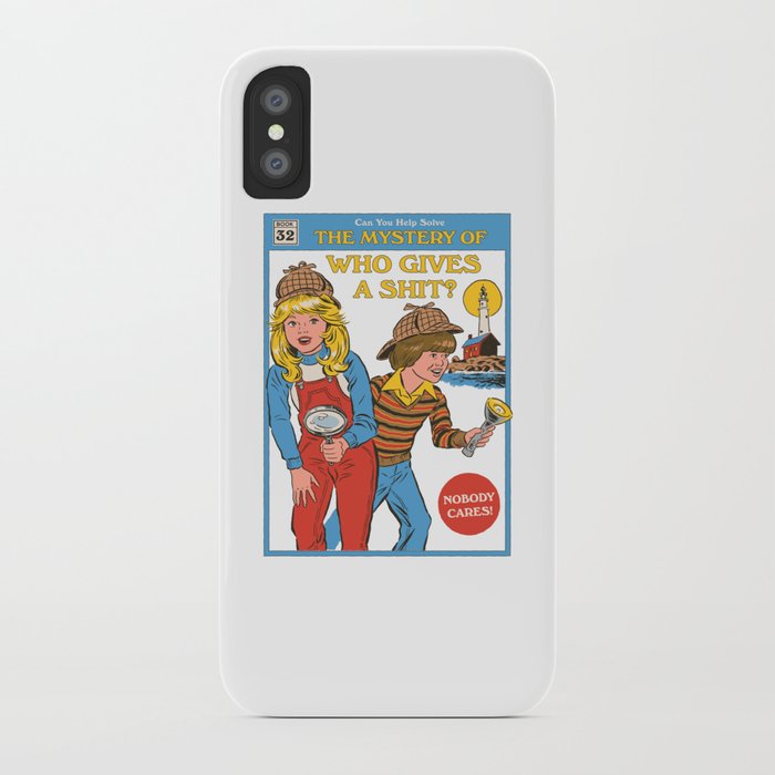 who gives a sh*t? iphone case