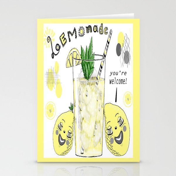 You're Welcome, Love, The Lemons Stationery Cards
