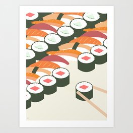 Nigiri Sushi Art Print