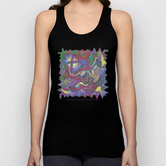 DRAGON WATER ABSTRACT Unisex Tank Top