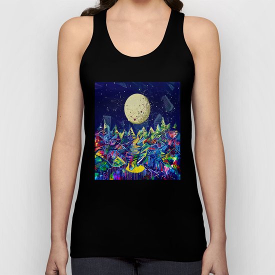 abstract forest Unisex Tank Top