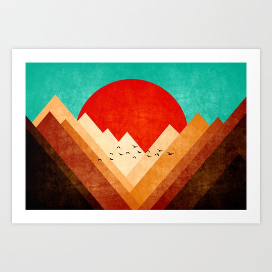 On top nature Art Print