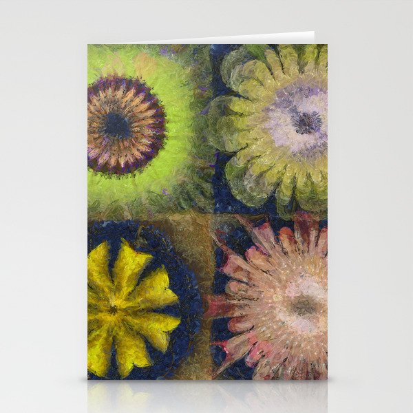 Methylator Structure Flowers  ID:16165-011604-36970 Stationery Cards