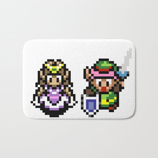 Zelda and Link Bath Mat