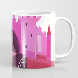 Medieval knight and Castle Coffee Mug