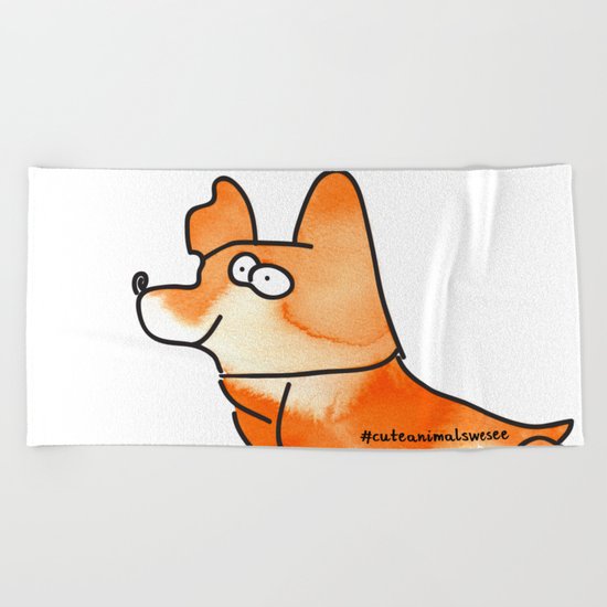 #1animalwesee Beach Towel