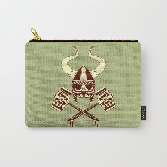 Viking skull v2 Carry-All Pouch