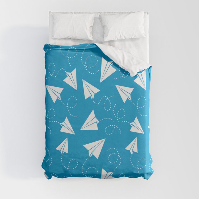 Paper Plane Duvet Cover