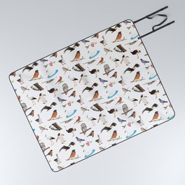 Various Birds Picnic Blanket