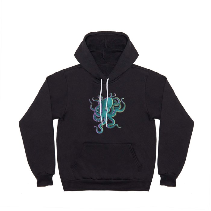 Green Octopus  Hoody