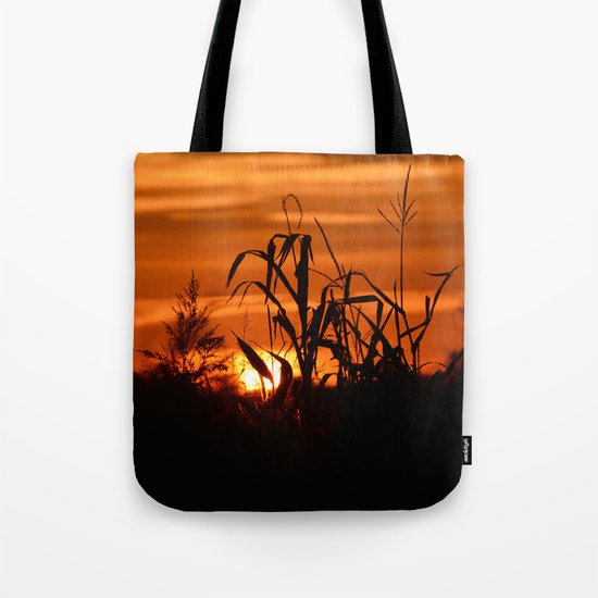 Silhouttes in a Sunrise Tote Bag