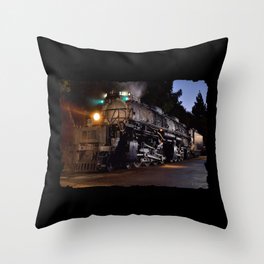 UP 4014. Union Pacific.  Steam Train Locomotive. Big Boy. © J. Montague. Throw Pillow
