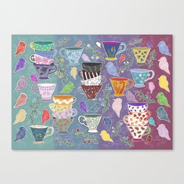 Tea with Friends Canvas Print