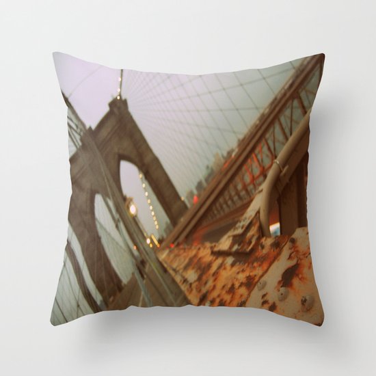 Brooklyn Bridge Throw Pillow