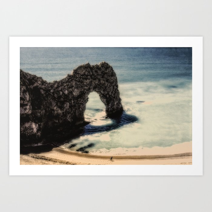 Durdle Door in Dorset 2 Canvas Wall Art Picture Print