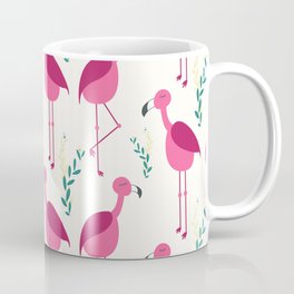 Flattering Flamingos - Pink Coffee Mug