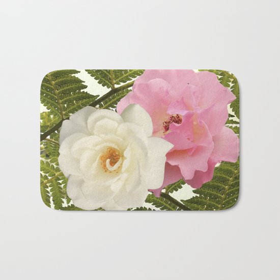 The laughter in the garden Bath Mat