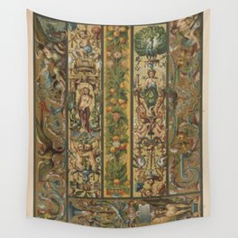 Renaissance Ornament Wall Tapestry
