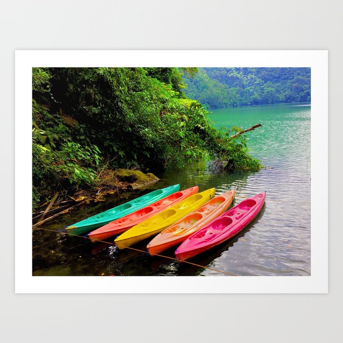 Kayak Art Print