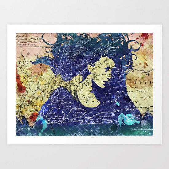Lady of the Lake. Art Print