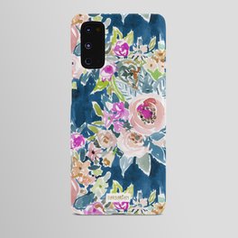 NAVY SO LUSCIOUS Colorful Watercolor Floral Android Case