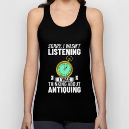 Antique Collector Antiquing Store Yard Sale Unisex Tank Top
