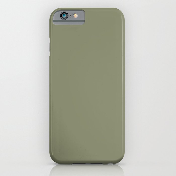 Plain Sage Green to Coordinate with Simply Design Color Palette iPhone Case