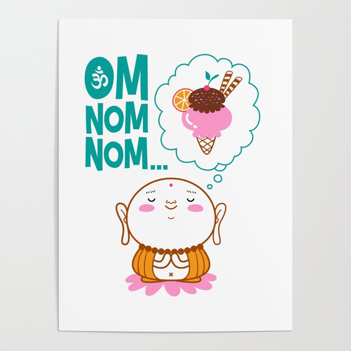 Om Nom Nom Poster